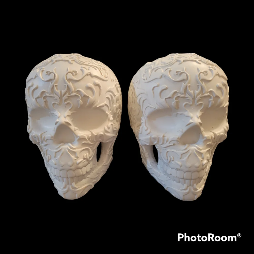 Skull/Day of the Dead Makeup Brush Holders Set